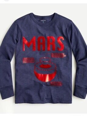 Crewcuts Metallic Mars Long-sleeve Tee